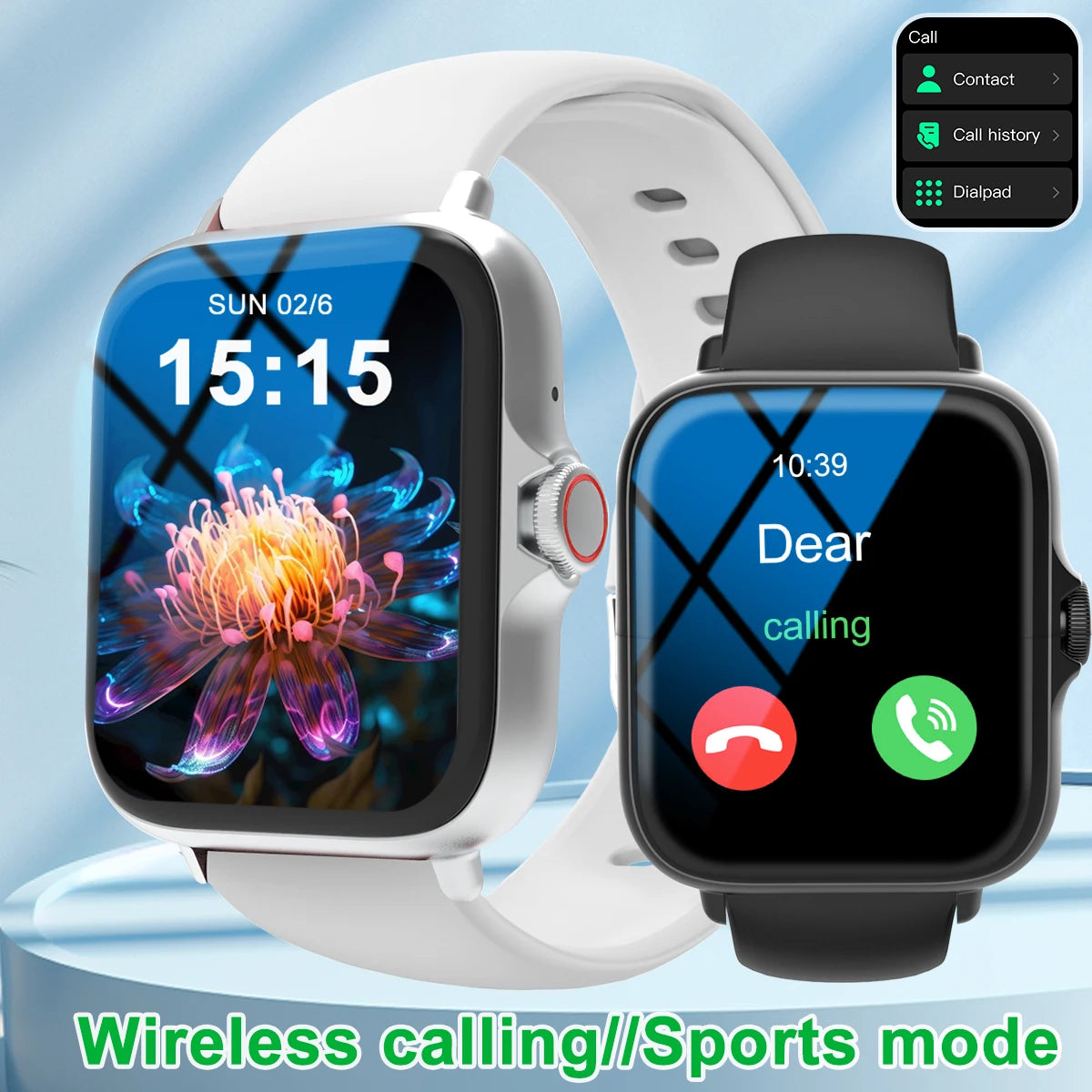 Smart watch with full touch