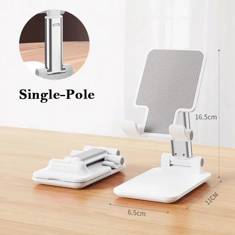 Foldable Mobile Phone Stand Adjustable Angle And Height With Silicone Pad Suitable For Desktop Tablet ipad Portable Phone Holder