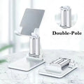 Foldable Mobile Phone Stand Adjustable Angle And Height With Silicone Pad Suitable For Desktop Tablet ipad Portable Phone Holder