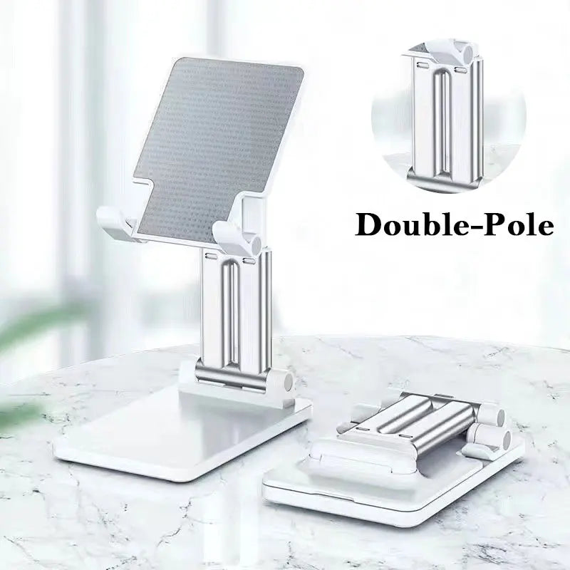 Foldable Mobile Phone Stand Adjustable Angle And Height With Silicone Pad Suitable For Desktop Tablet ipad Portable Phone Holder