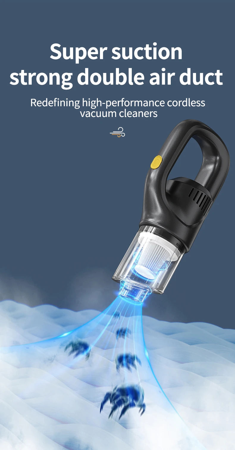 Wireless handheld vacuum cleaner