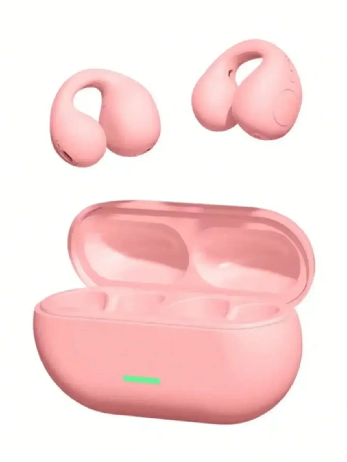 Fone Bluetooth Headset 5.3 Wireless Air Conduction Headphones Clip Ear Music Noise Canceling HD Call Sports Gaming Earphone