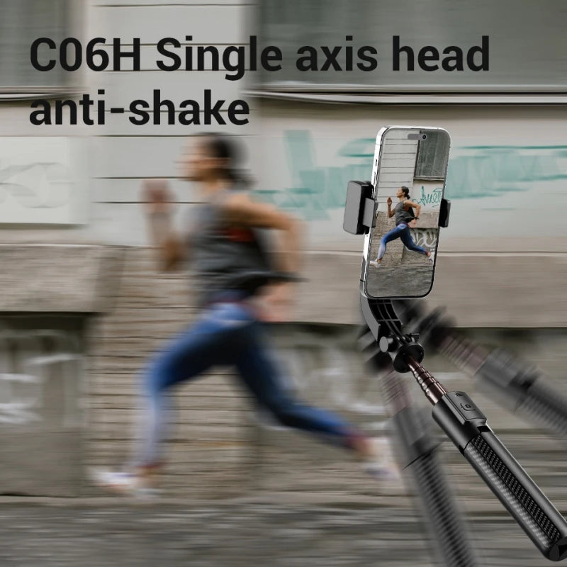 360 Rotation Following Shooting Mode Gimbal Stabilizer Selfie Stick Tripod Gimbal For iPhone Phone Smartphone Live Photography