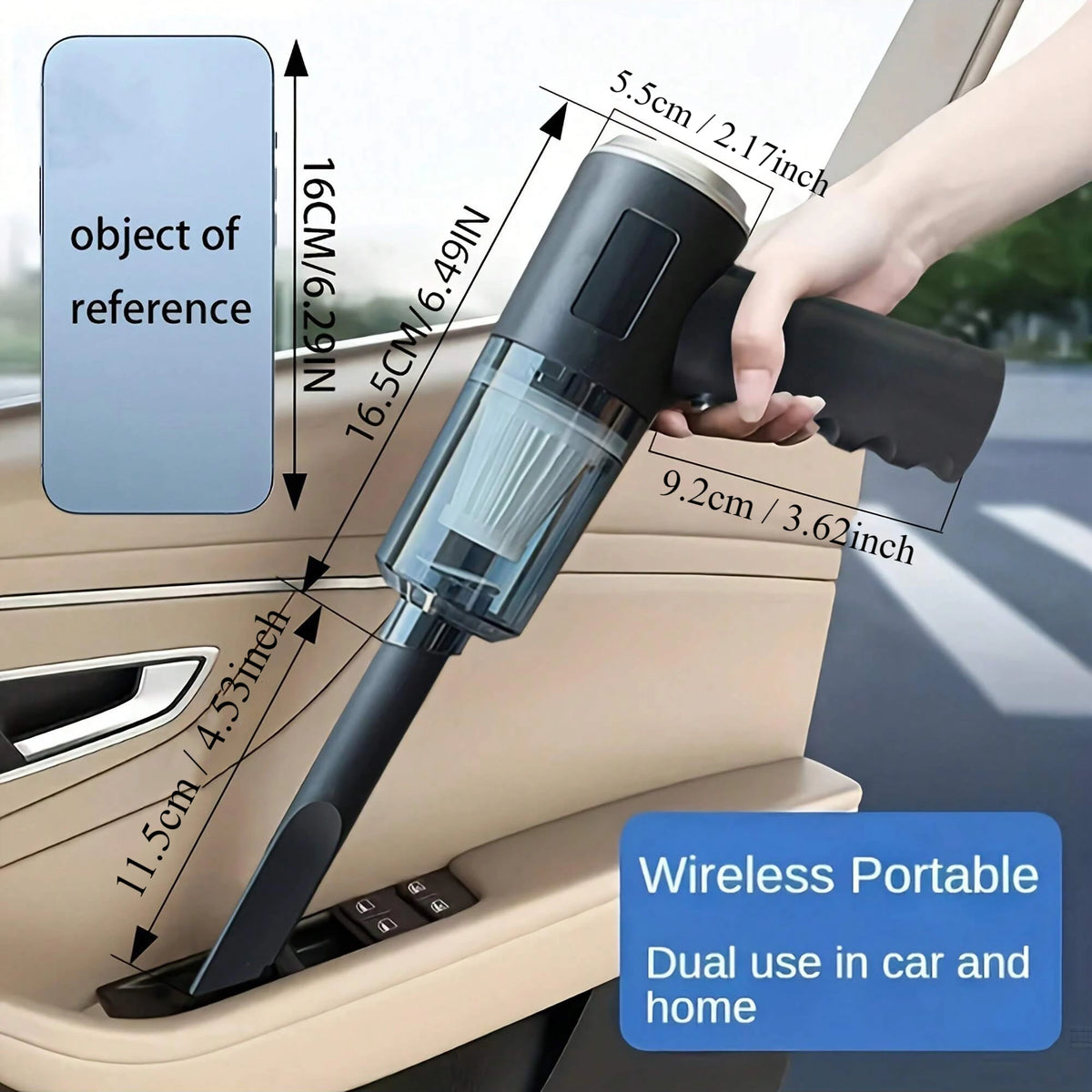1pc Wireless Vacuum Cleaner