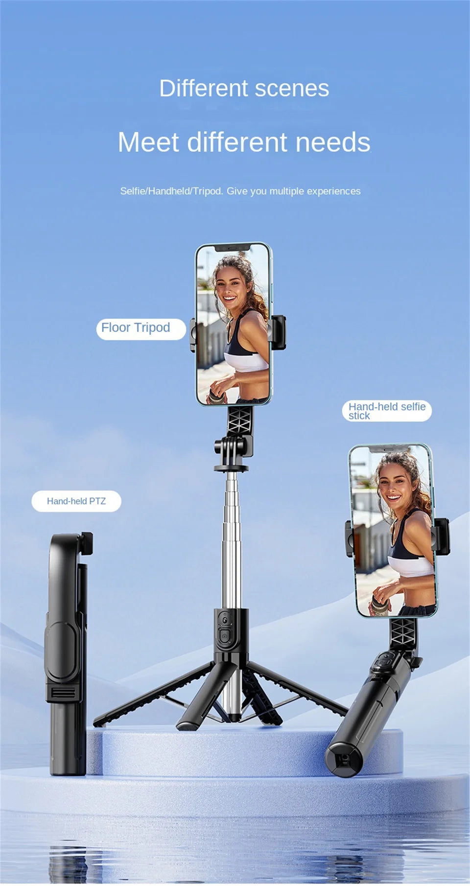 Wireless Selfie Stick for Smartphone