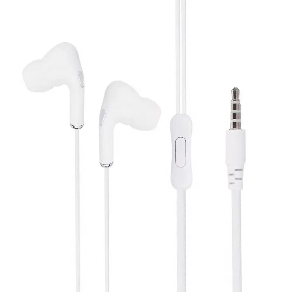 High Definition Wired Earphone 3.5mm In-Ear Control Portable Sport Wired Headset With Mic Wired Headphones For Mobile Phones