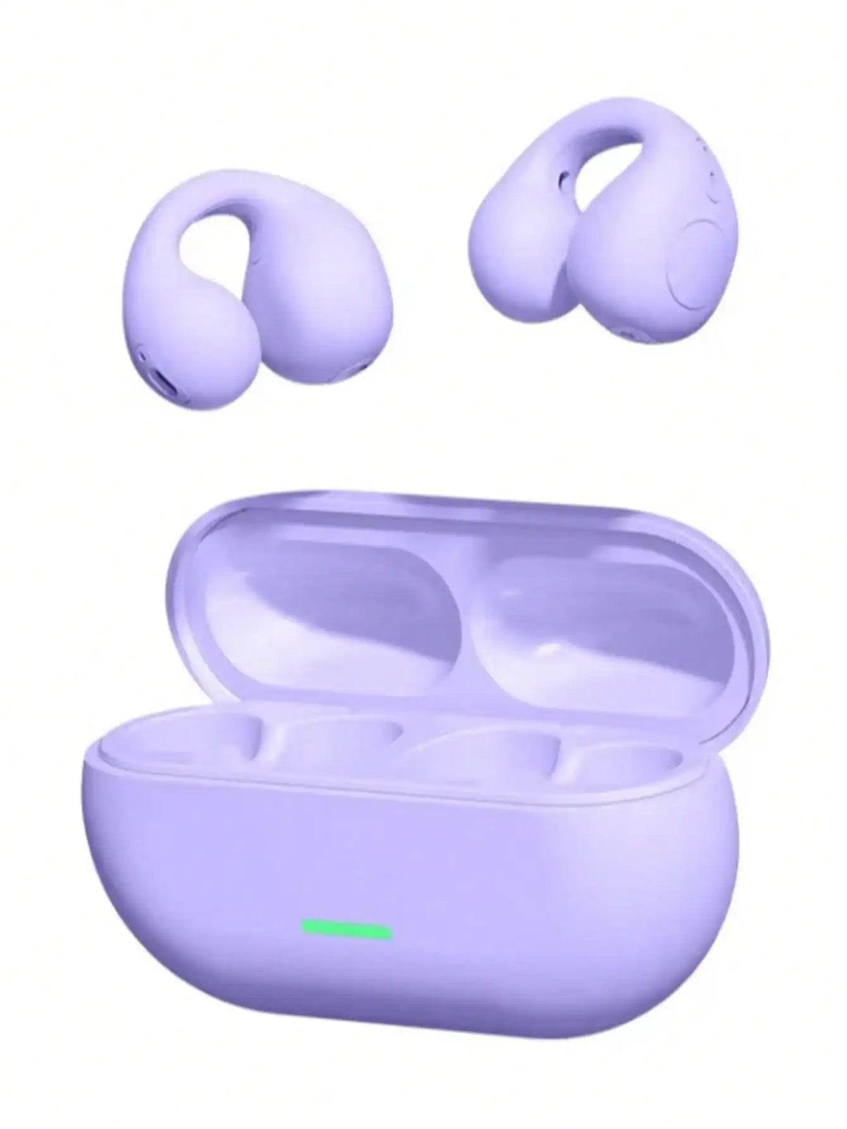 Fone Bluetooth Headset 5.3 Wireless Air Conduction Headphones Clip Ear Music Noise Canceling HD Call Sports Gaming Earphone