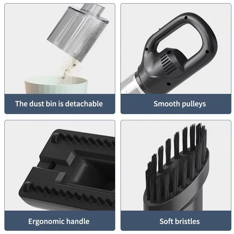 Wireless handheld vacuum cleaner