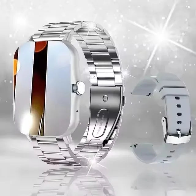 10050091741 Men Women SmartWatch 2.02 Amoled Call Heart Rate Blood Pressure Sport Fitness Waterproof Smart Watch for IOS Android