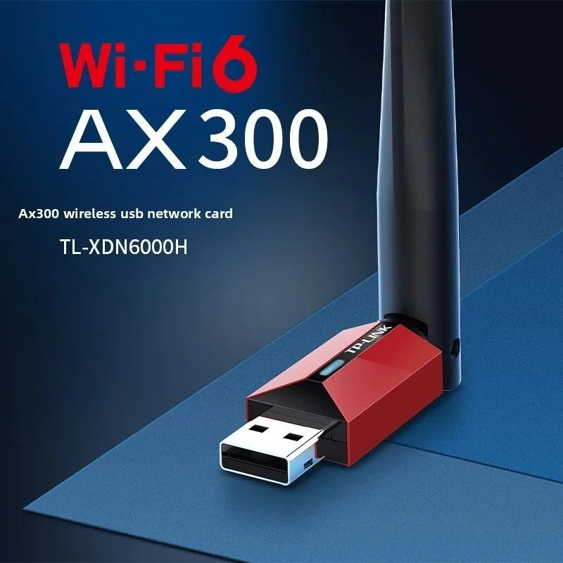 TP-LINK AX300 2.4G USB Wireless Network Card Compatible with Windows 7 (32-bit)/10 (32/64-bit)/11 (64-bit)